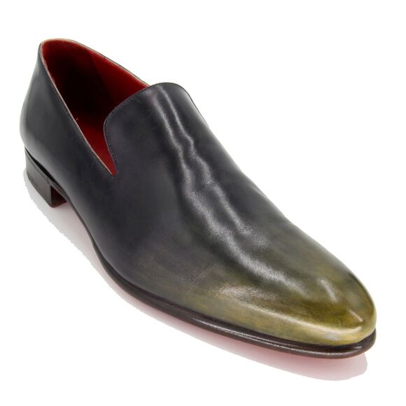 BERLUTI James Tobacco Leather Brogue Goodyear Construction Slip On sz 11.5 main image 9